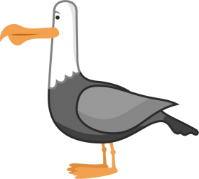 Download seagull clipart cartoon nemo - finding nemo seagull png - Free ...