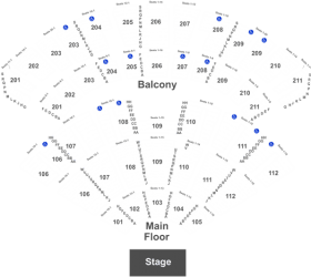 Download seat number rosemont theater seating chart png ...
