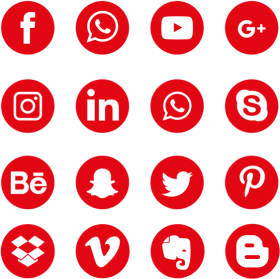 Download Set Logo Symbol Icon Png And Vector Free Social Media Icons Blue Png Free Png Images Toppng