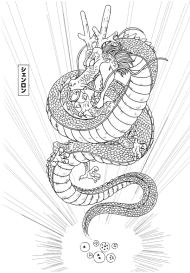 Download shenlong - dragon ball z coloring pages png - Free PNG Images ...