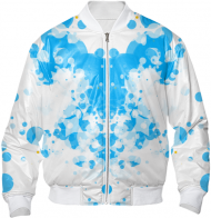 Download Shop Blue Bubbles Bomber Jacket By Rhythmik Flow Zipper
