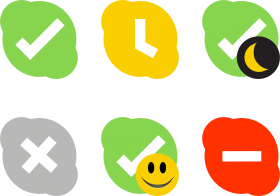 Skype Status Icons Png Free Png Images