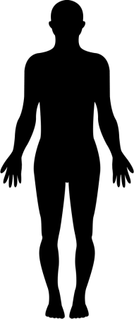 Standing Human Body Silhouette - Silhouette Of A Girl Standi Png Image ...