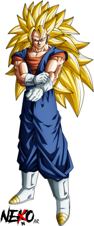 Download super saiyan 3 vegetto - vegito ssj3 neko ar png - Free PNG ...