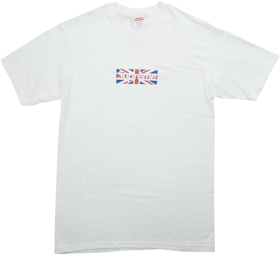 Download Supreme Union Jack Box Logo Tee Active Shirt Png Free - supreme bacon t shirt roblox