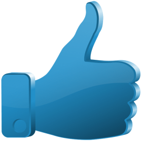 Download Thumbs Up Blue Transparent Png Free Png Images Toppng