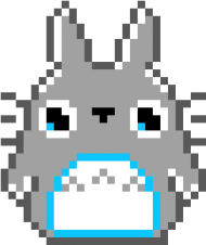 download totoro cute pixel art totoro png free png images toppng cute pixel art totoro png