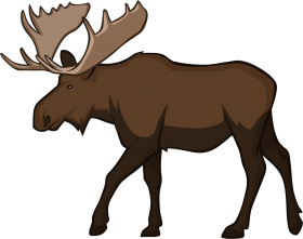 Download transparent background moose clipart png - Free PNG Images ...