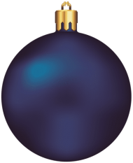 Download Transparent Dark Blue Christmas Ball Ornament Png Free Png Images Toppng