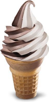 Download Twin Twist Cone Mcdonalds Soft Serve Twist Png Free Png Images Toppng