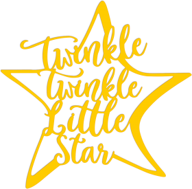 Download Twinkle Twinkle Little Star Metal Art Calligraphy Png Free Png Images Toppng