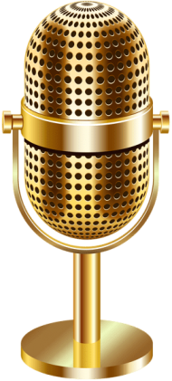 Download Vintage Microphone Gold Transparent Png Free Png Images Toppng
