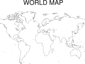 download world map clipart dark outline world high quality printable world map outline png free png images toppng