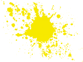 Yellow Paint - Yellow Paint Splatter Png Image With Transparent Background