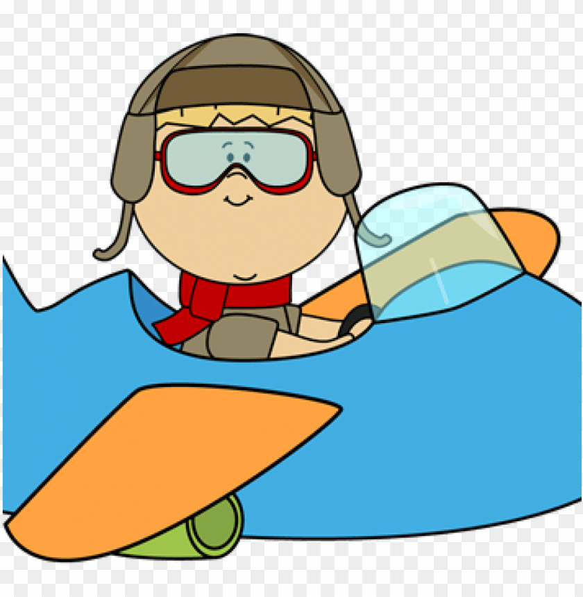 cartoon drawing of a plane pilot PNG transparent with Clear Background ID 87747