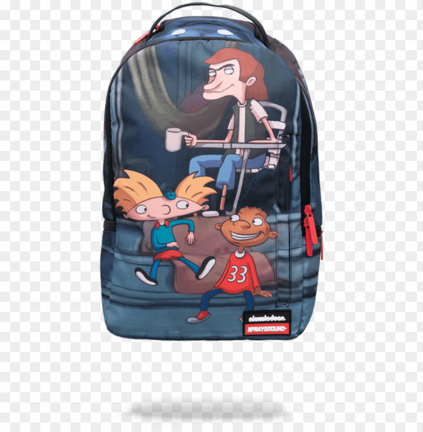 0 Sprayground Hey Arnold Backpack Png Image With Transparent Background Toppng - hey arnold arnold t shirt roblox