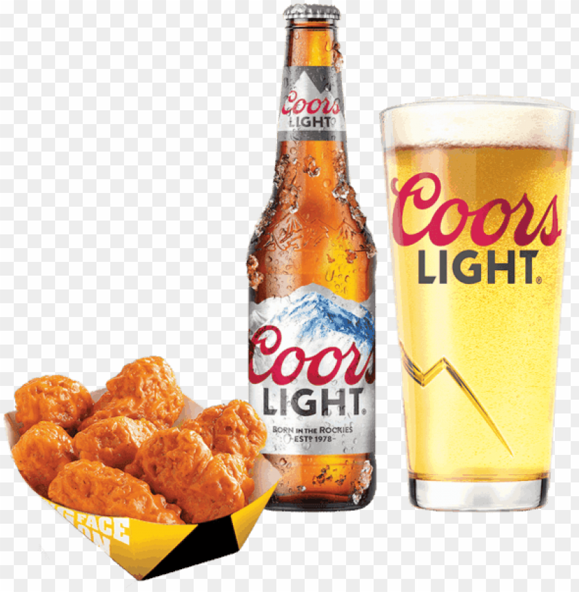00 For Coors Light And Any Food Item Coors Light 12 Oz Bottle PNG Image With Transparent Background