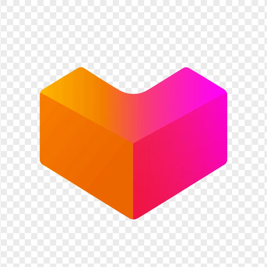 Lazada 3d Gradient Icon PNG Transparent Background