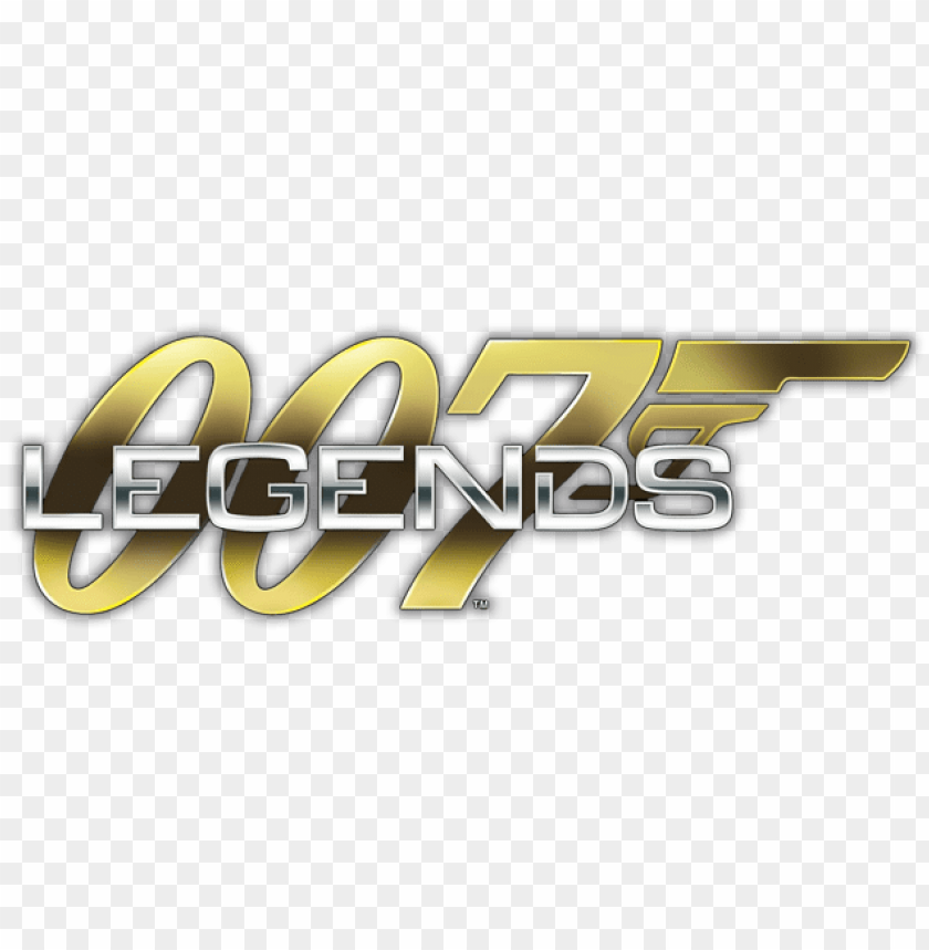 007 Legends Logo James Bond 007 Logo Gold Png Image With