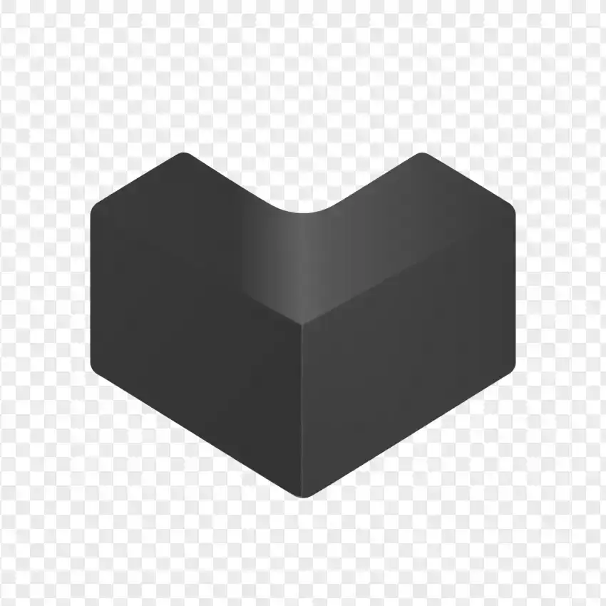 Lazada Black 3d Icon PNG Transparent Background