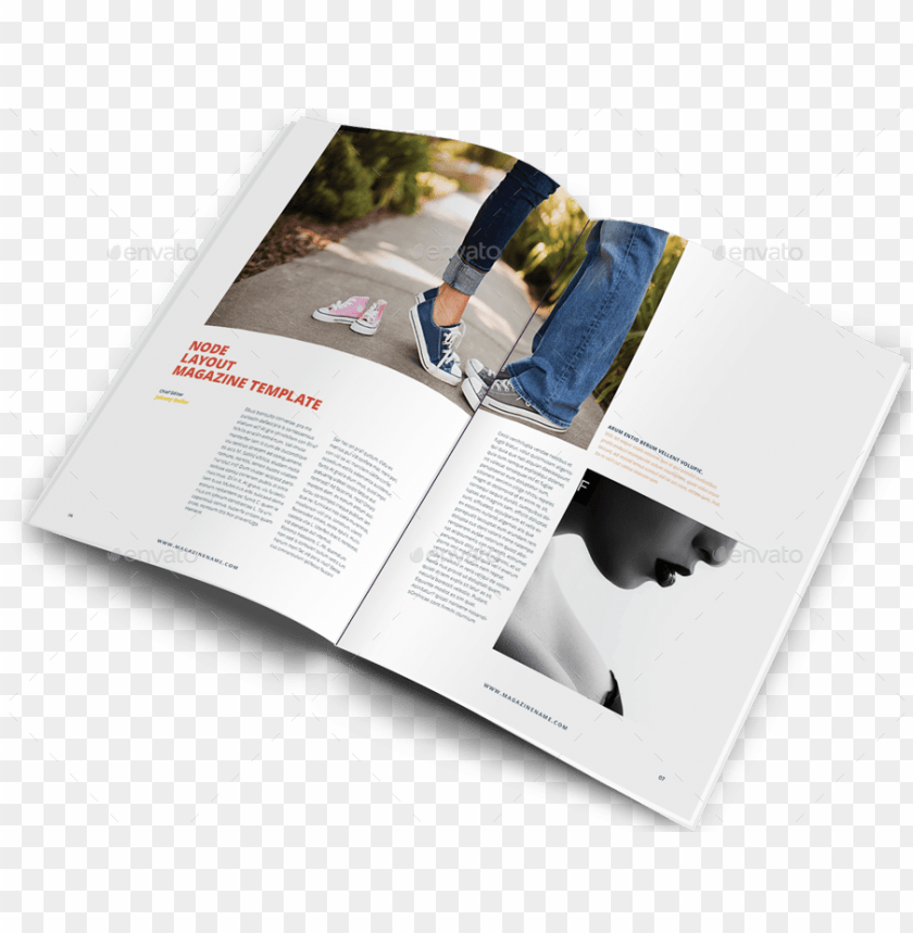 free PNG 01 node magazine template 02 node magazine template - graphic design minimalist magazine layout PNG image with transparent background PNG images transparent