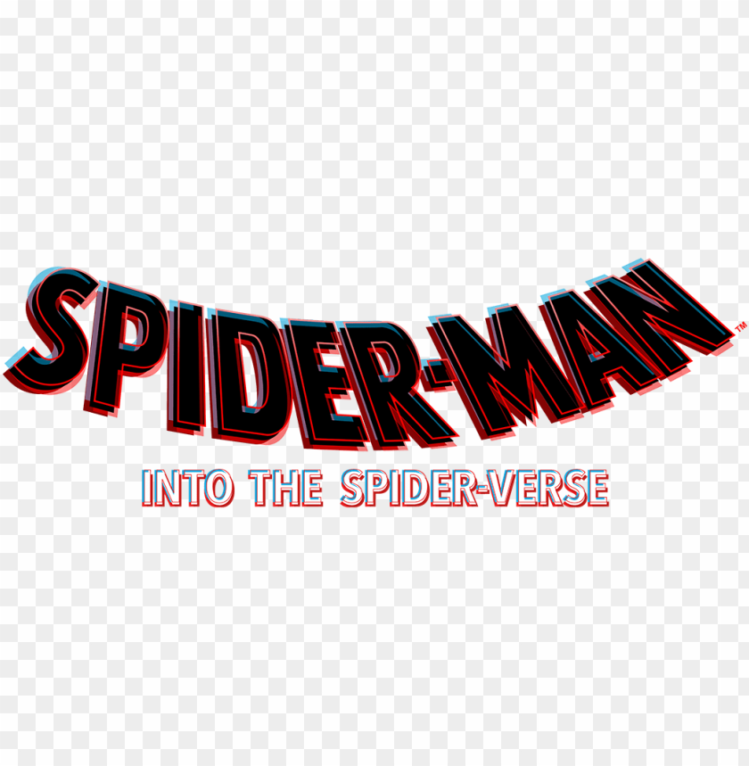0mwrwiu spider man into the spider verse logo PNG transparent with Clear Background ID 175486