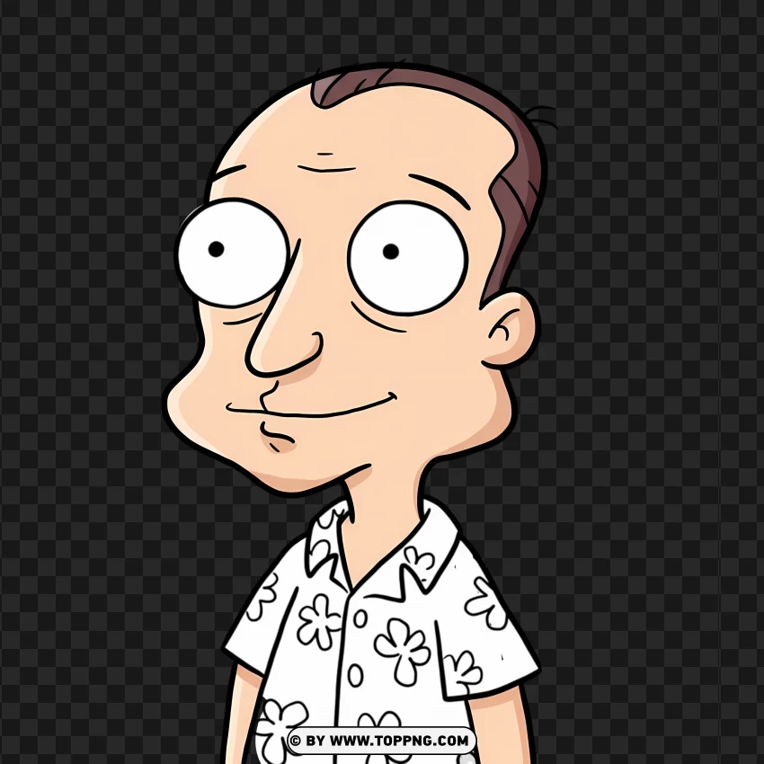 Front Facing Quagmire Classic Family Guy PNG Transparent Background