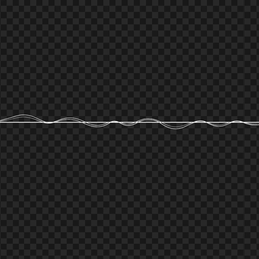 Curved White Flow Line PNG Transparent Background