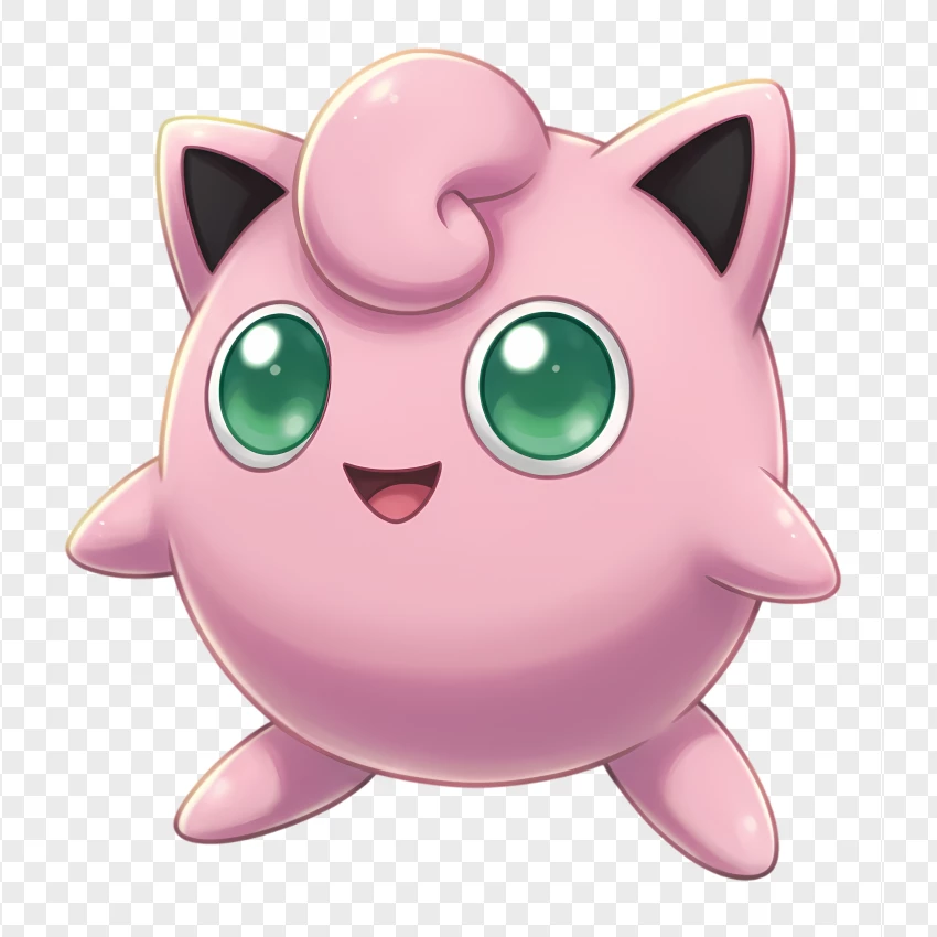 Hd Pink Cartoon Clipart Jigglypuff PNG Transparent Background