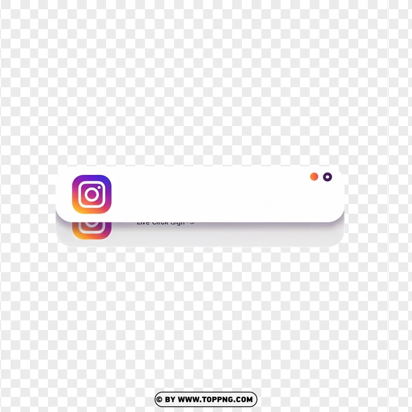 Hd Instagram Name Tag With Modern Gradient PNG Transparent Background