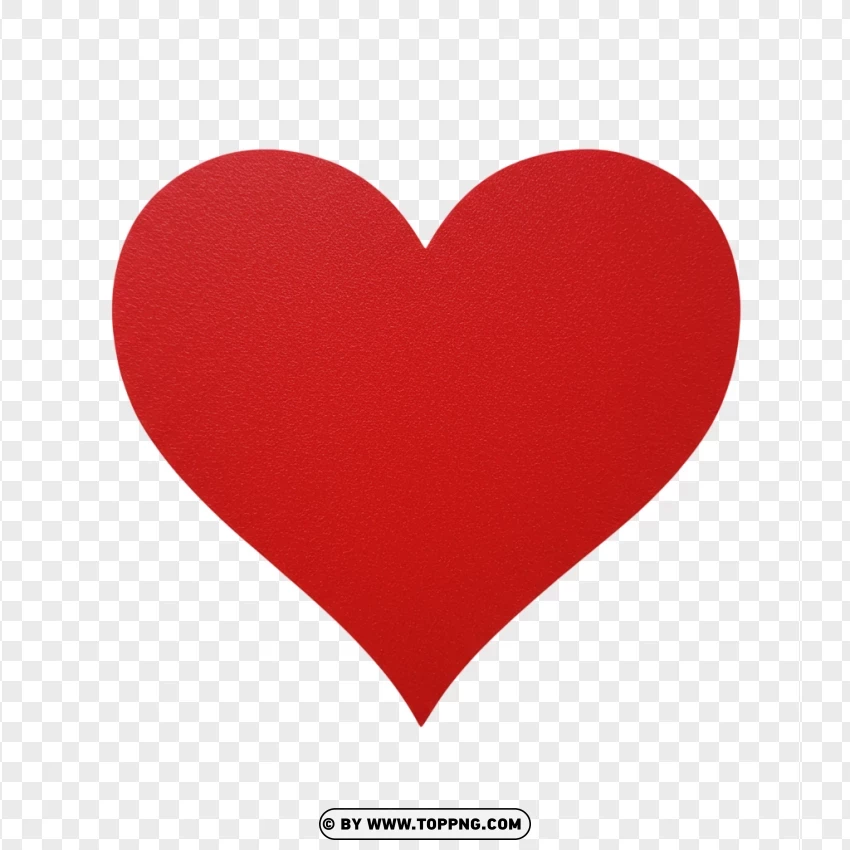 Simple Red Heart Artwork For Canvas Prints PNG Transparent Background