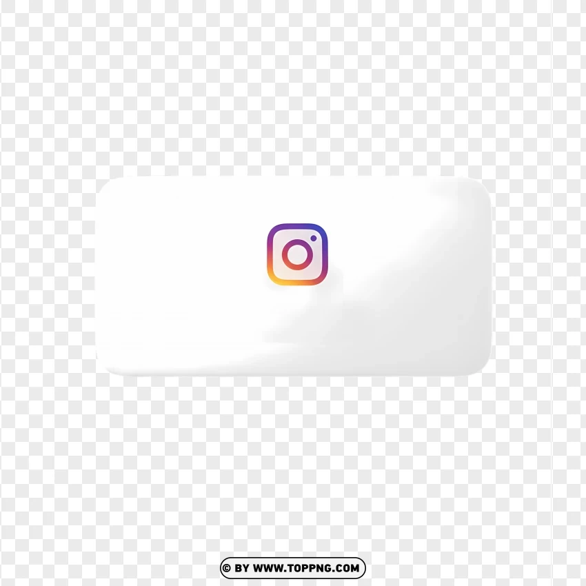 Instagram Name Minimal Badge PNG Transparent Background