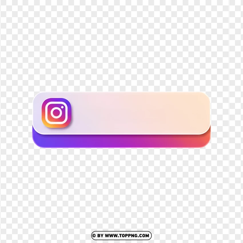 Hd Instagram Social Media Lower Third Banner PNG Transparent Background