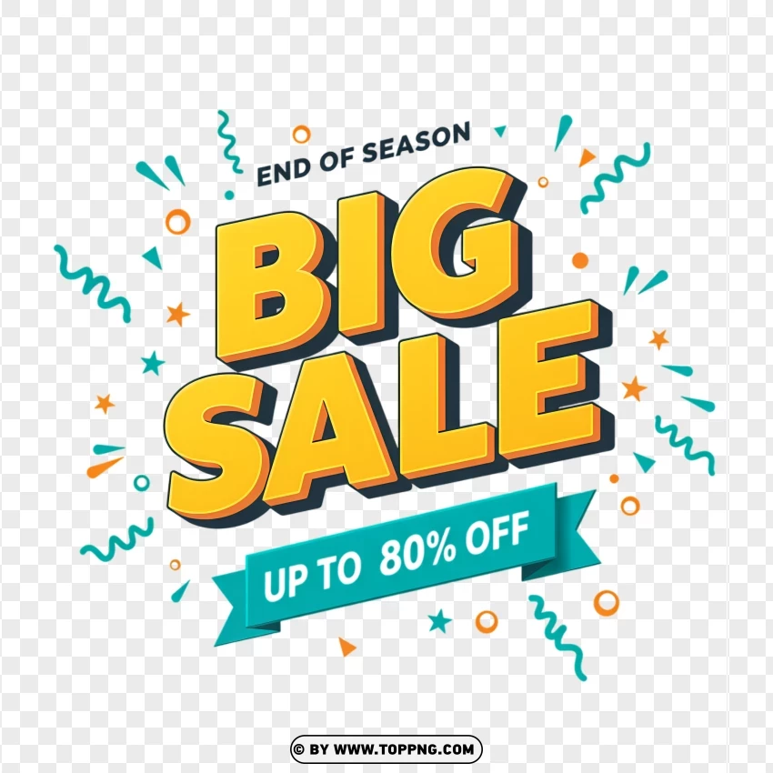 Big Sale With Up To 80% Off Clearance PNG Transparent Background