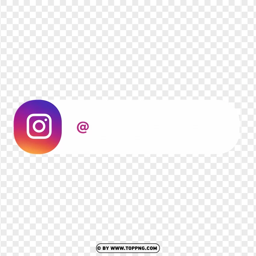 Hd Instagram Name Tag For Social Media PNG Transparent Background