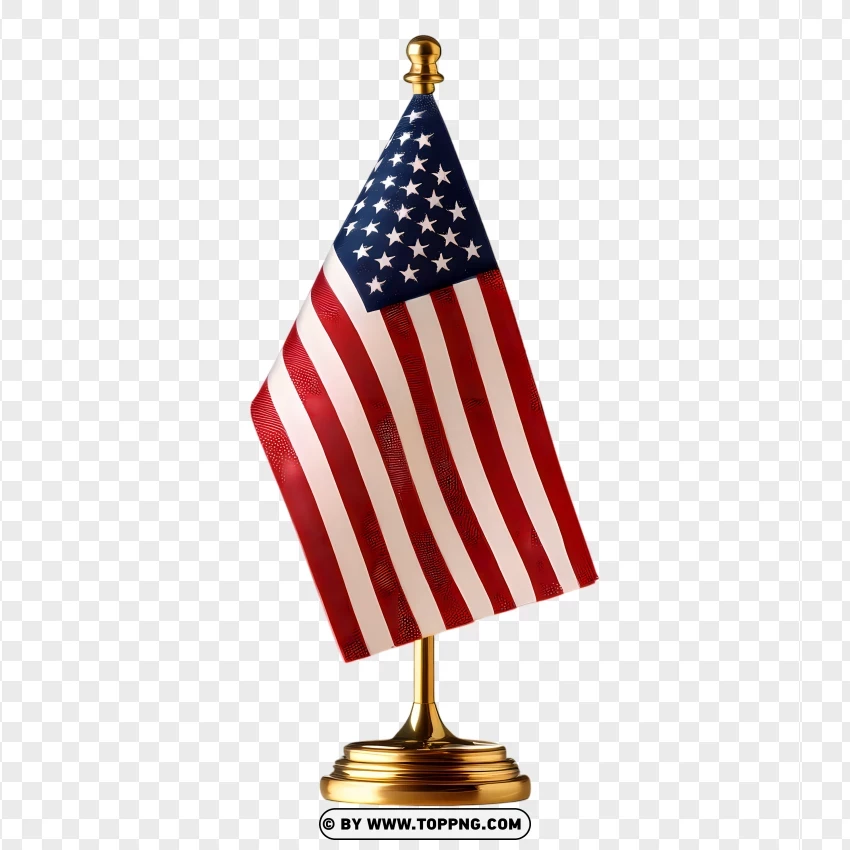 United States Table Flag PNG Transparent Background