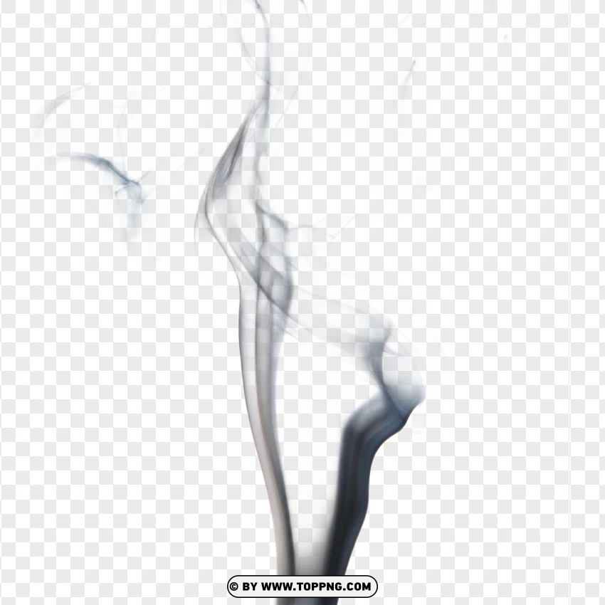 Vertical Smoke Twist Design PNG Transparent Background