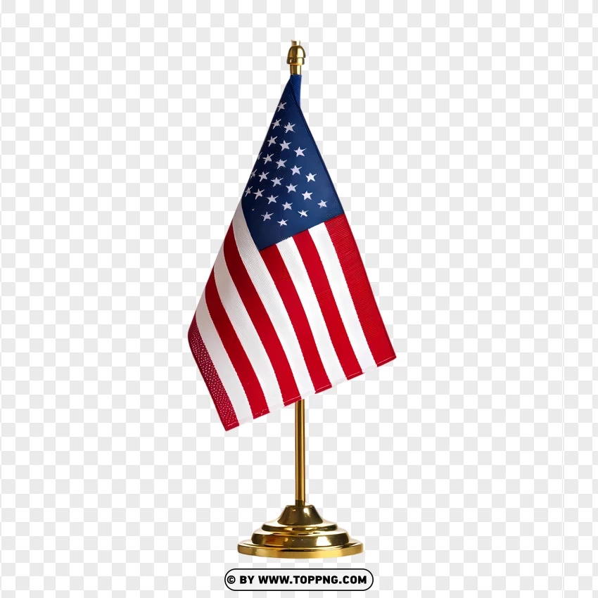 Table Flag Of The Usa High Resolution PNG Transparent Background