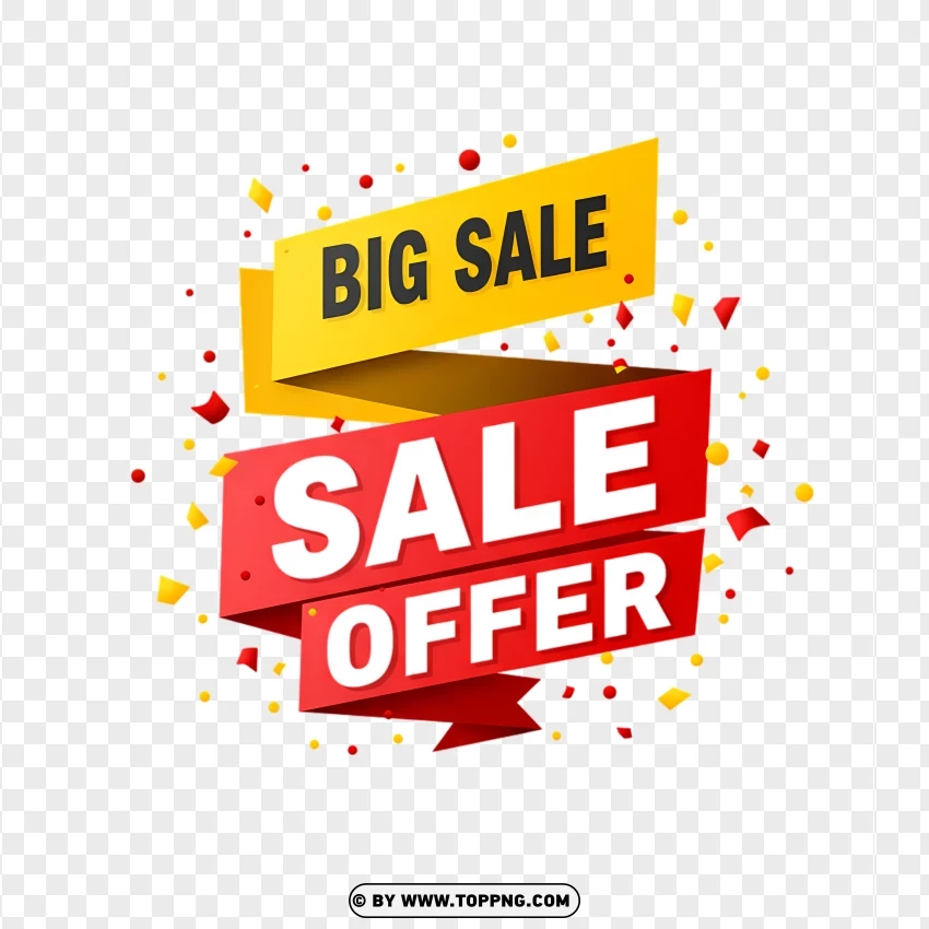 Sale Offer Label For Promotions And Discounts PNG Transparent Background