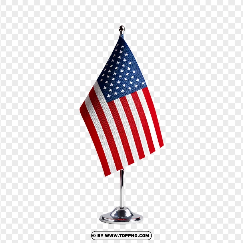 Mini Usa Flag On Stick PNG Transparent Background