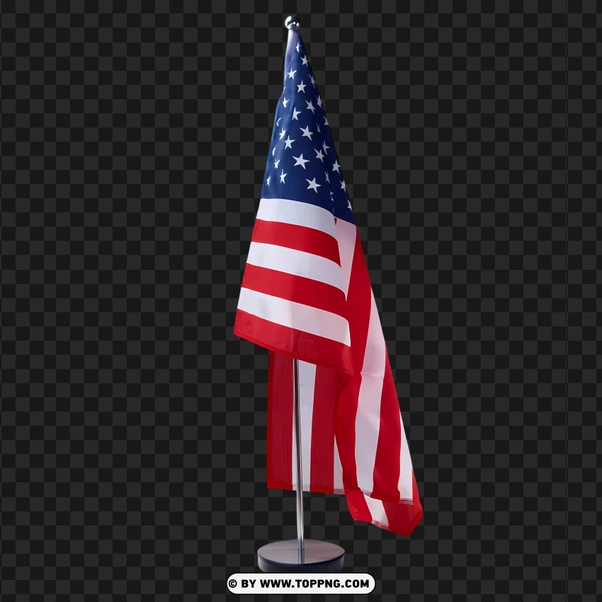 Desk Flag Of The United States PNG Transparent Background