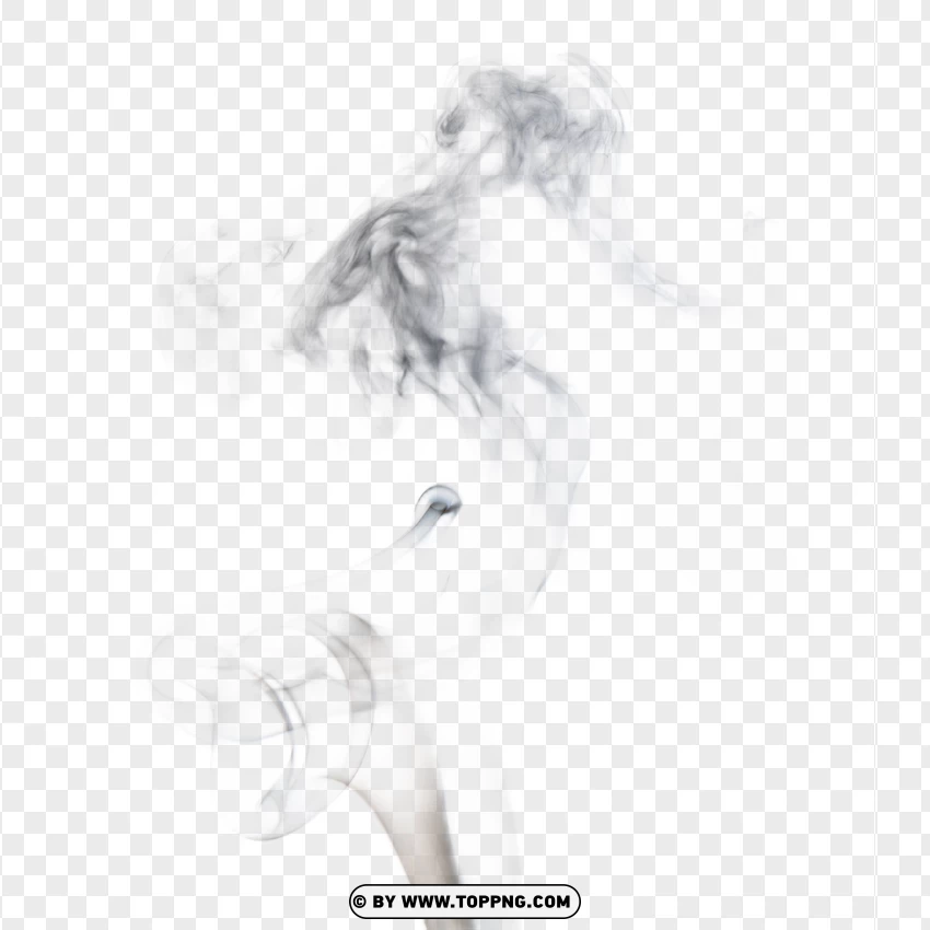 Abstract Rising Smoke Effect PNG Transparent Background