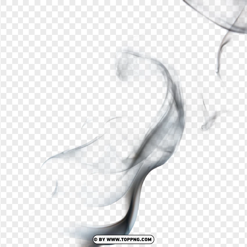 Twisting Smoke Effect Design PNG Transparent Background