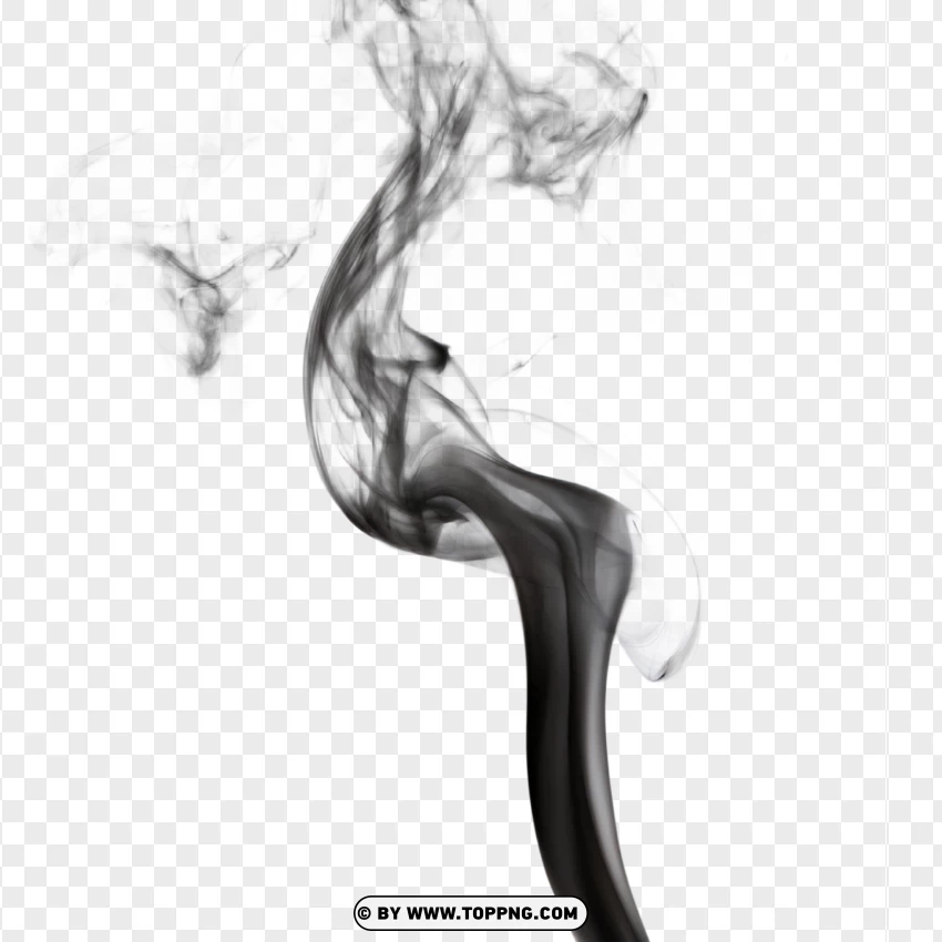 Smooth Swirling Smoke Effect PNG Transparent Background