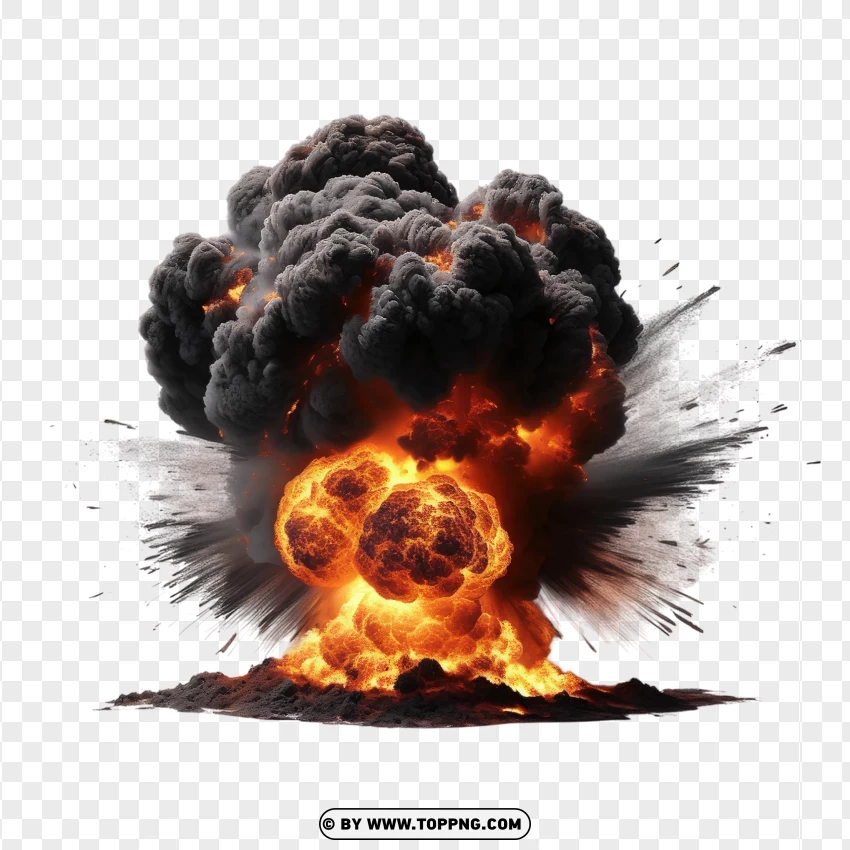 Realistic Fire Explosion Image Free Download PNG Transparent Background