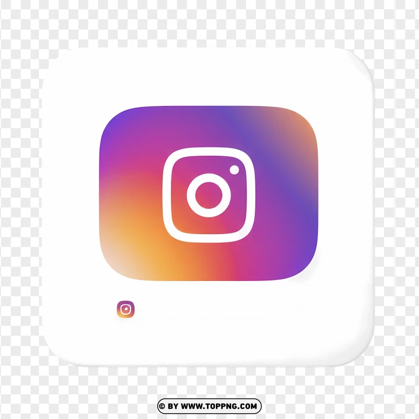 Instagram Logo With Name Template PNG Transparent Background