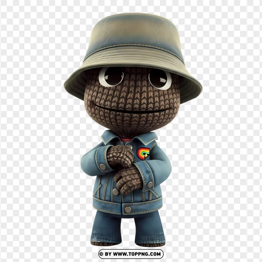 Cute Sackboy Pfp Sweater PNG Transparent Background
