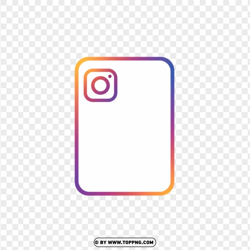 Instagram Name Social Media Frame PNG Transparent Background