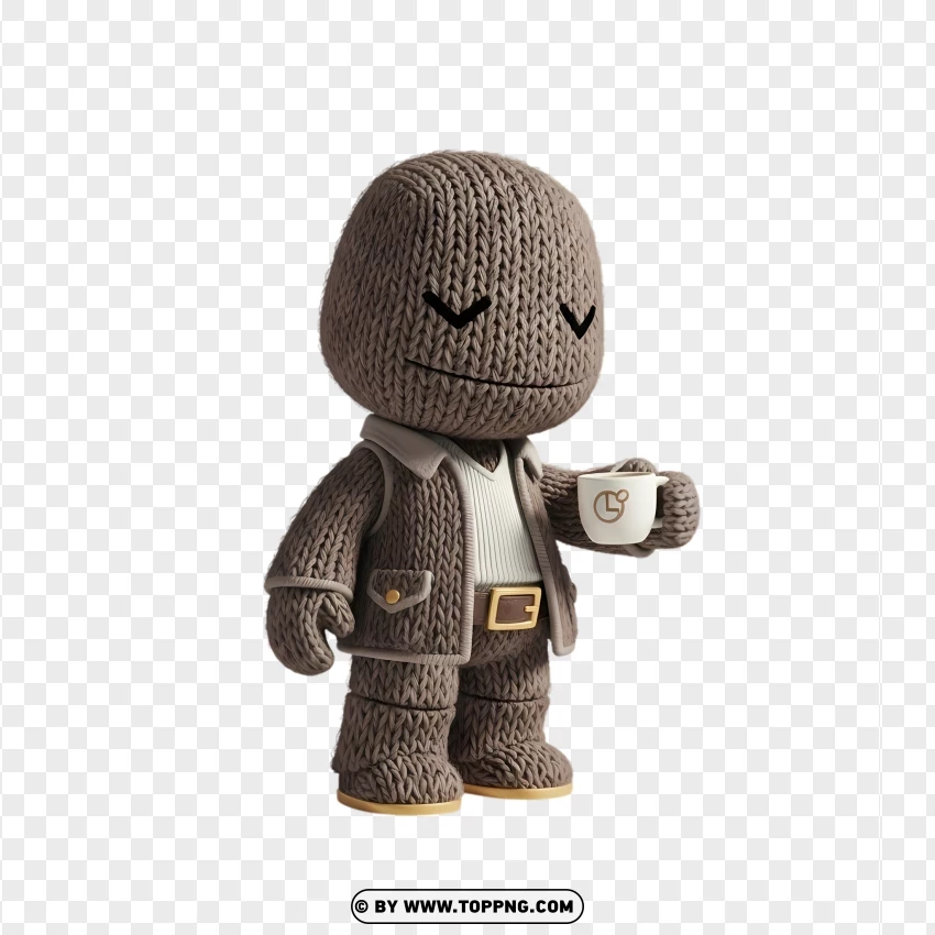 Cool Sackboy Pfp Jacket PNG Transparent Background