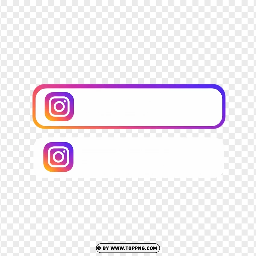 Hd Instagram Name Tag Label PNG Transparent Background